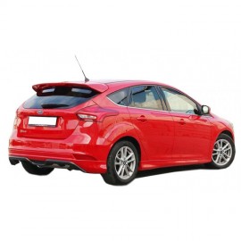 Ford Focus 3 HB Makyajlı (2015-2018) Arka Tampon Eki - Difüzör (Plastik)